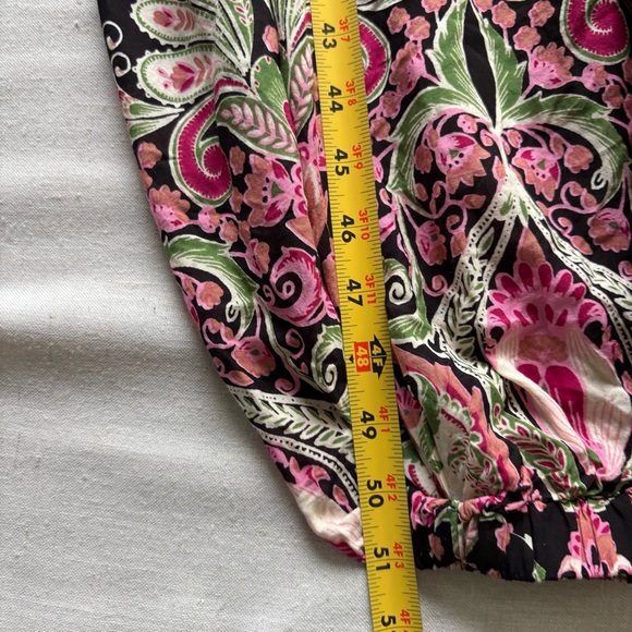 Anthropologie Butterfly Print Jumpsuit Balloon Leg Wide Leg Black S - Picture 10 of 13